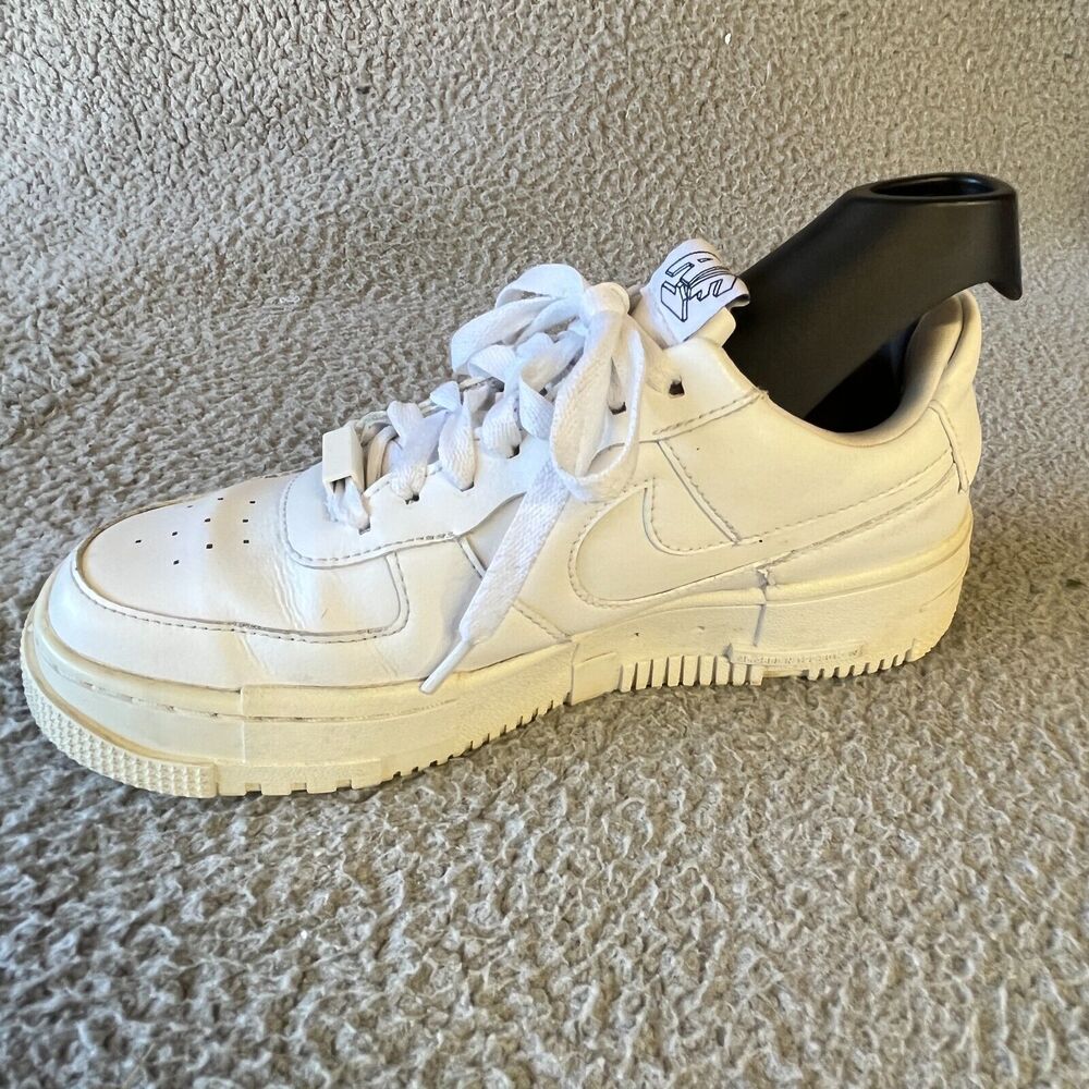 NIKE Air Force 1 Pixel Sneakers Mens 8 White Chunky Shoe